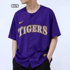 L NIKE タイガース パープル ジャージのサムネイル