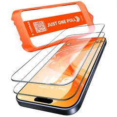 【新品】 【失敗しない強化ガラス】TORRAS GlassGo Ultra For iPhone Air ガラスフィルム 航空宇宙材料 米軍MIL規格 9H+硬度 全面保護 極細ベゼル対応 ラウンドエッジ 超簡単貼り付け ワンプル(Just One Pull)