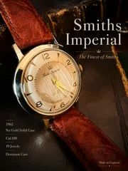 【美品・9金無垢】Smiths Imperial《 Dennisonケース 》｜Cal.100 19石｜英国製 ｜手巻きのサムネイル