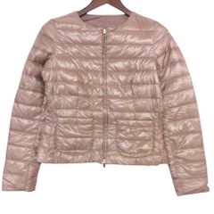 ヘルノ リバーシブル ハーフ ダウジャケット 42 ベージュ - メルカリ