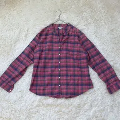 LLBean SIGNATURE エルエルビーンシグネクチャー シャツ チェック  Ｍ【H-33】のサムネイル