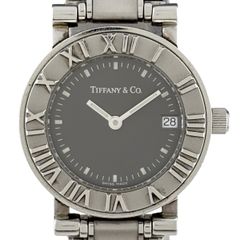 Tiffany & Co. アトラス スクエア 腕時計 クォーツ ローマンベゼル