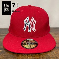 H80 NEW ERA ヤンキース 7 1/2 MLB usa製 ヴィンテージ - メルカリ