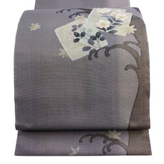 正絹 夏の絽の袋帯《つゆ芝 花》 - メルカリ