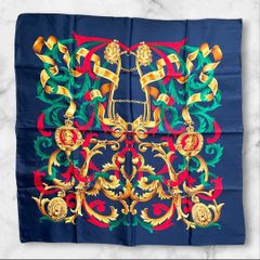 HERMES エルメス ネクタイ 馬蹄 ホースシュー ストライプ シルク