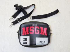 MSGM ブラック ロゴ 2WAY クロスバッグ バッグ 未使用 保管のみのサムネイル