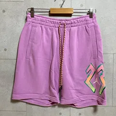 NIKE ナイキ ジョーダン スウェット ハーフパンツ ショートパンツ ジャンプマン S パープル 紫 メンズ SU-23-38