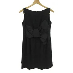 フォクシー ニューヨーク チュニック シャツ トップス ウエストリボン ストレッチ レディース 38サイズ ブラック FOXEY NEW YORK 【中古】のサムネイル