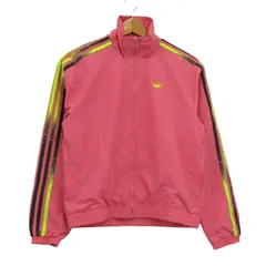 アディダスオリジナルス トラックジャケット アウター レディース JMサイズ ピンクー×イエロー adidas Originals
