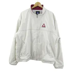 ルコックスポルティフ スイングトップ ジャケット ブルゾン アウター ゴルフウエア メンズ LLサイズ ベージュ le coq sportif 【中古】のサムネイル