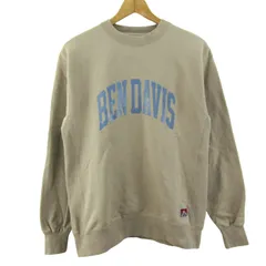 ベンデイビス スウェット トレーナー トップス ロゴ バックプリント メンズ Mサイズ ベージュ BEN DAVIS 【中古】のサムネイル