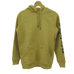 ディッキーズ パーカー トップス プルオーバー スウェット 裏起毛 メンズ XSサイズ カラシ×緑 Dickies 【中古】のサムネイル