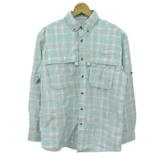 エルエルビーン 長袖シャツ トップス チェック柄 シャツジャケット アウトドアウエア メンズ Sサイズ 水色 L.L.Bean 【中古】のサムネイル
