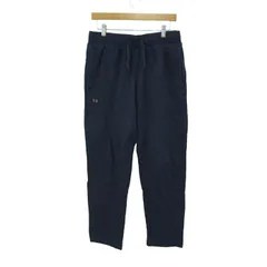 アンダーアーマー パンツ ボトムス スウェット 裏起毛 スポーツウエア 大きいサイズ メンズ XLサイズ ネイビー UNDER ARMOUR 【中古】