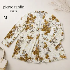 pierre cardin ピエールカルダン 花柄 カーディガン M 長袖 日焼け防止にも！のサムネイル