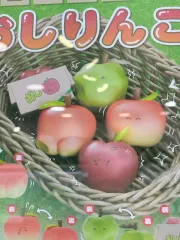 (3個) 日本 ガチャ リンゴ ヒップ フィギュア セット