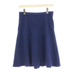 ビーシービージーマックスアズリア BCBGMAXAZRIA フレアスカート ひざ丈 ニット S 青 ブルー /LP ■ECC001のサムネイル