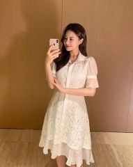 loin. ロワン 井川遥 オーガンジーワンピース ブラック 36 - メルカリ