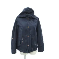 ローラアシュレイ LAURA ASHLEY マウンテンパーカージャケット 上着 ミドル丈 12 紺 ネイビー /SM47 ■ECD001のサムネイル