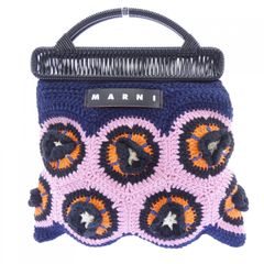 希少レア✨MARNI✨マルニ お花 ハンドトートバッグ ネイビー系* - メルカリ