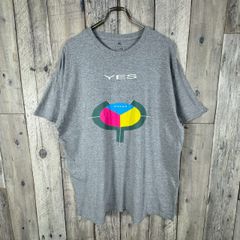 YES イエス プログレッシブ ロック グレー バンド 半袖 Tシャツ メンズ