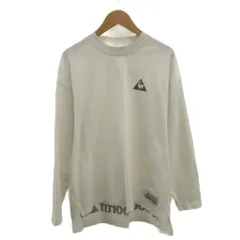 ルコックスポルティフ le coq sportif Tシャツ 白 ホワイト 長袖 モックネック ロゴプリント カットソー /PP ■ECB001のサムネイル