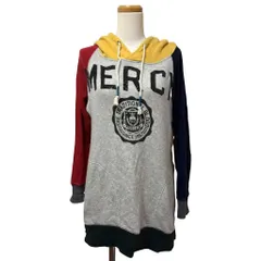 ビームスハート BEAMS HEART スウェット パーカー ワンピース ミニ丈 チュニック ONE SIZE 灰 グレー マルチカラー 43-13-0013-819 /MZのサムネイル