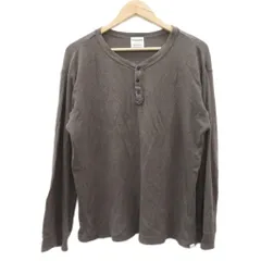 ジェラートピケオム GELATO PIQUE HOMME ルームウェア Tシャツ カットソー M グレージュ 長袖 ヘンリーネック ワッフル /YS13 ■ECB001のサムネイル