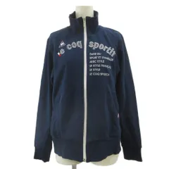 ルコックスポルティフ le coq sportif トレーナー スウェット 長袖 ハイネック ジップアップ ロゴ 刺繍 L 紺 ネイビー /XZ ■ECE003のサムネイル