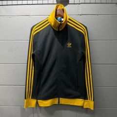 珍品？ 90s00s adidas ジャージ トラックジャケット 黒黄色 ML - メルカリ