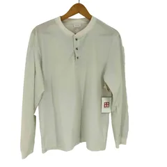 グロスター GLOSTER パラシュートボタン ヘンリーネック 天竺 長袖Tシャツ ロンT メンズ JPN：M のサムネイル