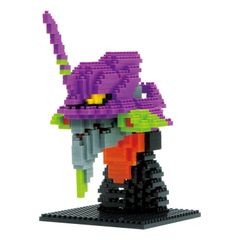 신품 nanoblock 에반게리온 초호기(헤드) 에반게리온 신극장판:Q 오리지널 나노 블록 시리즈