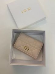 ディオール カナージュ Caro オーキッド ロングウォレット レザー