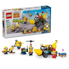 레고(LEGO) 미니언 미니언과 바나나카 장난감 장난감 생일 선물 블록 지육 소녀 소년 아이 6세 7세 8세 9세 탈것 자동차 ​​미니카 75580e 6706ad16
