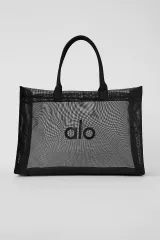 アロ alo ブラック メッシュ トートバッグのサムネイル