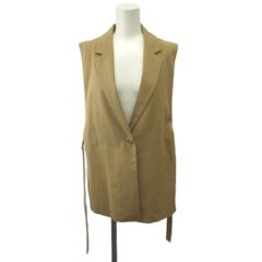 R'IAM-PLAGE ベージュ ノースリーブ ベスト ジレ❣️美品❣️ - メルカリ