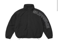 Supreme Logo Taping Track Jacket L BLACK - メルカリ