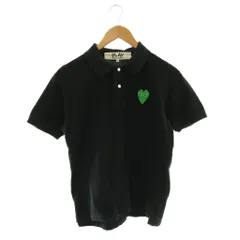プレイコムデギャルソン PLAY COMME des GARCONS ポロシャツ カットソー 半袖 M ブラック AZ-T046 /CX ■GY28のサムネイル