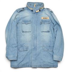 7.9アヴィレックス デニム M-65 ミリタリージャケット M アメカジ