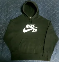 NIKE SB iKON エッセンシャルズ ビックプリンティング フーディー ブラック (XL)
