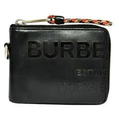 未使用⭐️バーバリー BURBERRY ホースフェリー ラウンドジップ 長財布 