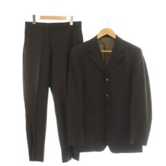 vintage】MEN'S BIGIボルドー~ワイン色ダブルスーツ - メルカリ