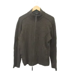 アレグリ allegri ジャケット 上着 ウール 48 茶 ブラウン 無地 スタンドカラー 長袖 /MD ■GY99のサムネイル