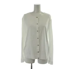 マッキントッシュ ロンドン MACKINTOSH LONDON カーディガン 薄手 クルーネック 長袖 シングル 40 白 ホワイト ■GY69 /MQのサムネイル