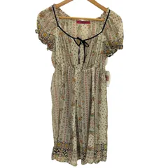ドーリーガールバイアナスイ DOLLY GIRL BY ANNA SUI 総柄 シアー S/S チュニック ワンピース レディース JPN：2 のサムネイル