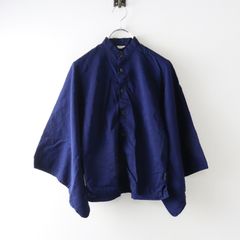 【美品】快晴堂 かいせいどう ♡バンドカラーシャツ カラフルボタン L長袖 美品】快晴堂 かいせいどう ♡バンドカラーシャツ カラフルボタン L