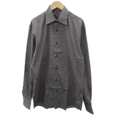 ジーゼニア Z Zegna カジュアルシャツ 紺 ネイビー 総柄 長袖 /SM20 ■GY99のサムネイル