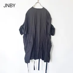 JNBY ドローイング 半袖 ワンピース チュニック モード ブラックのサムネイル