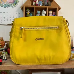 Cathkidston(キャスキッドソン) 黄色 クロスバック バッグ