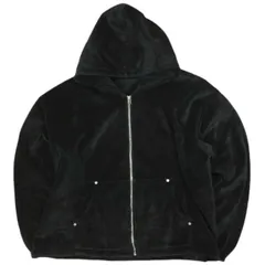 Danke Schon ダンケシェーン VELOUR ZIP HOODIE ベロアジップパーカー Free BLACK サンプル品 トップス g26370のサムネイル
